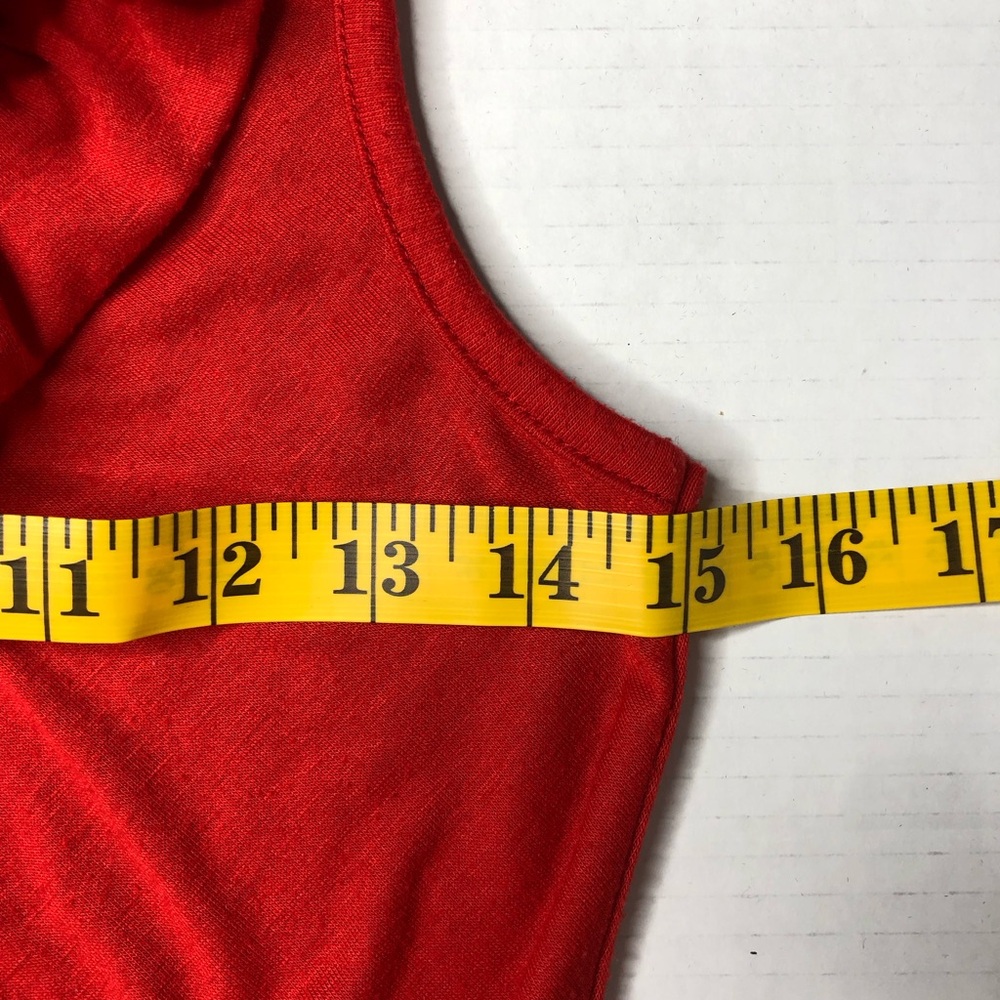 CHARLOTTE RUSSE Red Ruffle Halter Small Top - Picture 8 of 8